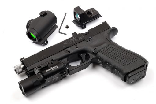 ATOM Slide - Stripped Black