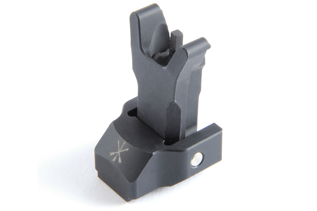 Premium Tactical Low Profile Flip-up Metal Sights Folding Front And Rear Set 